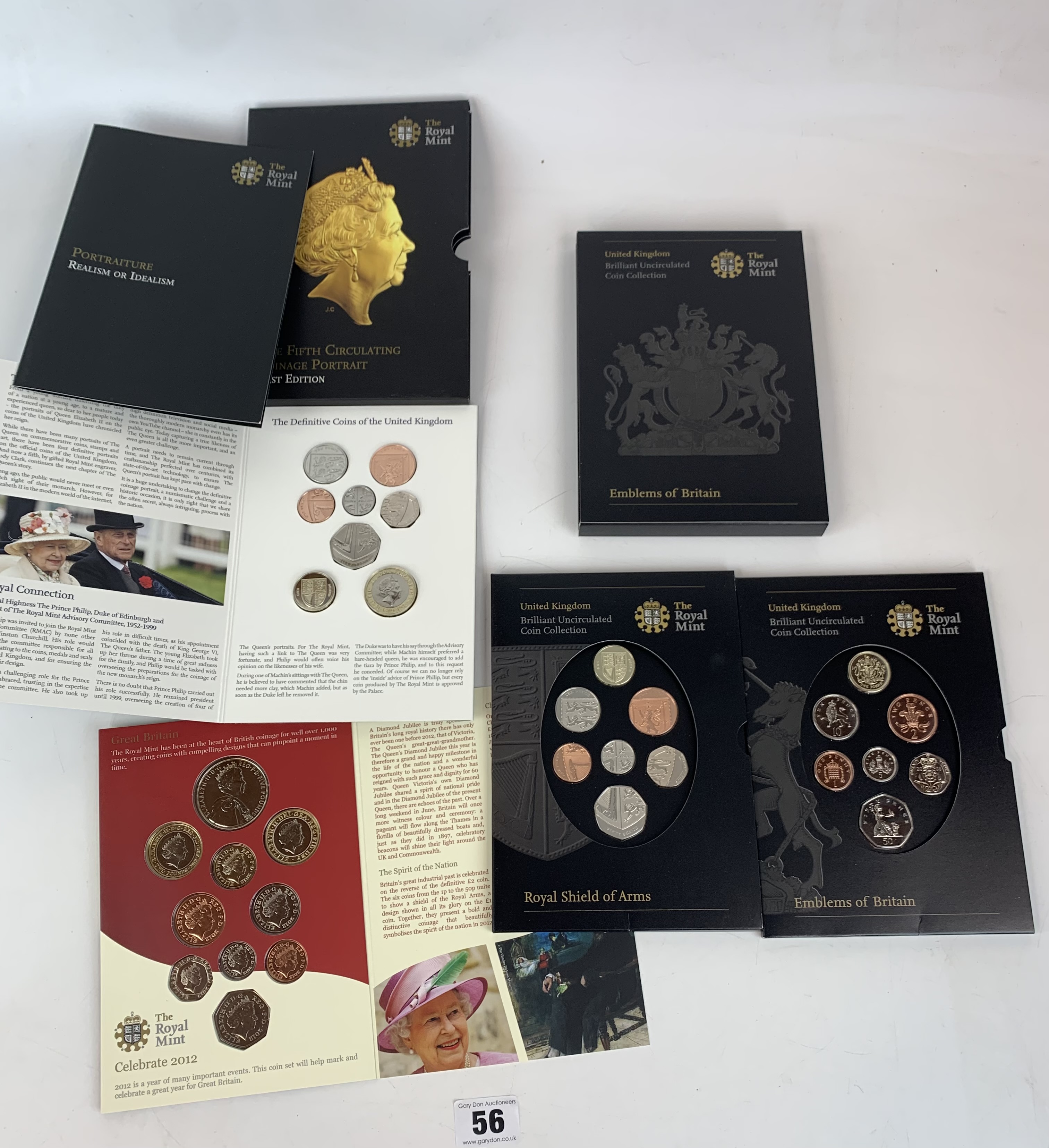 3 Royal Mint UK Annual Coin Sets - Image 2 of 3