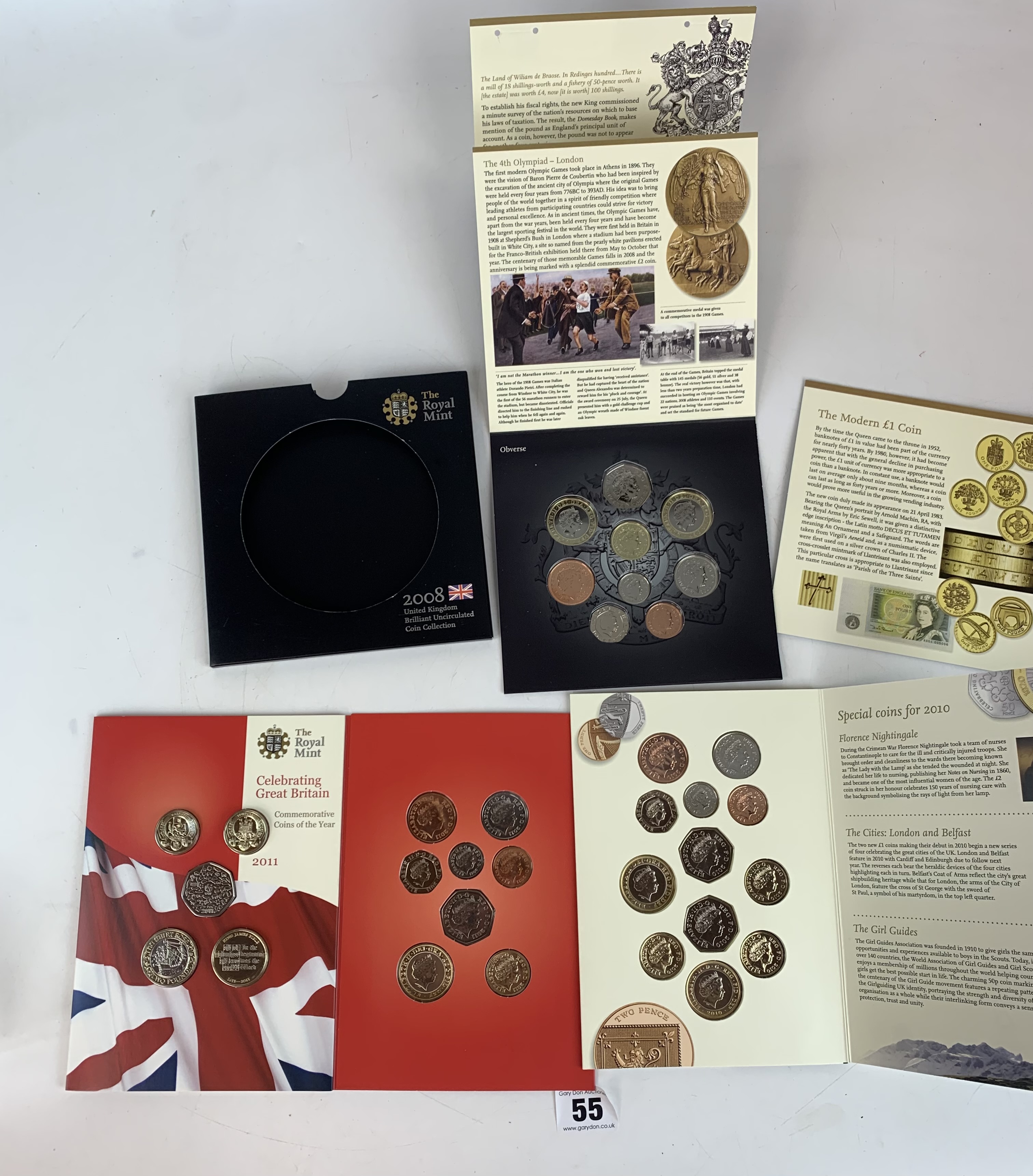 3 Royal Mint UK Annual Coin Sets - Image 3 of 3