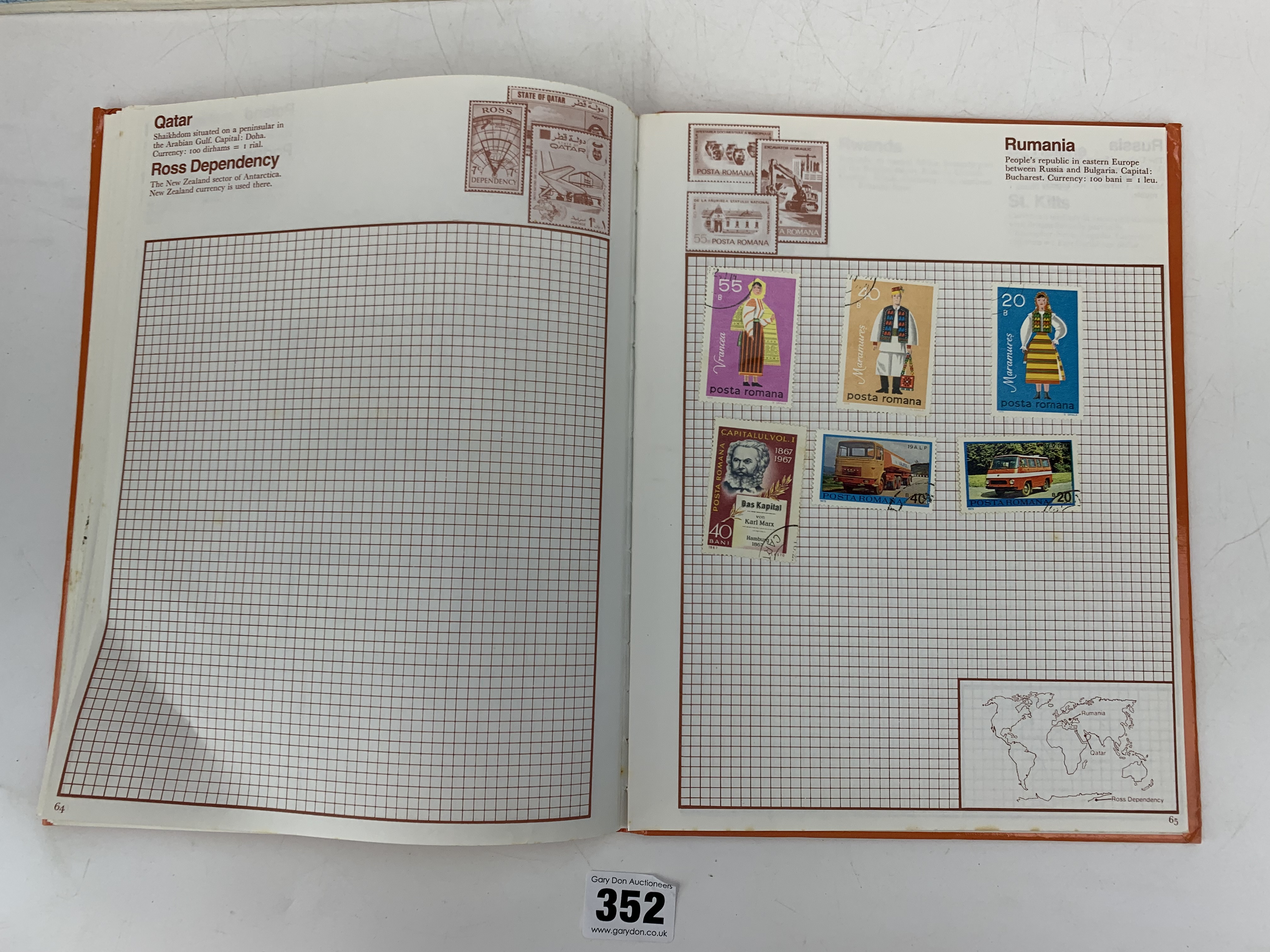 3 stamp albums - Image 25 of 32