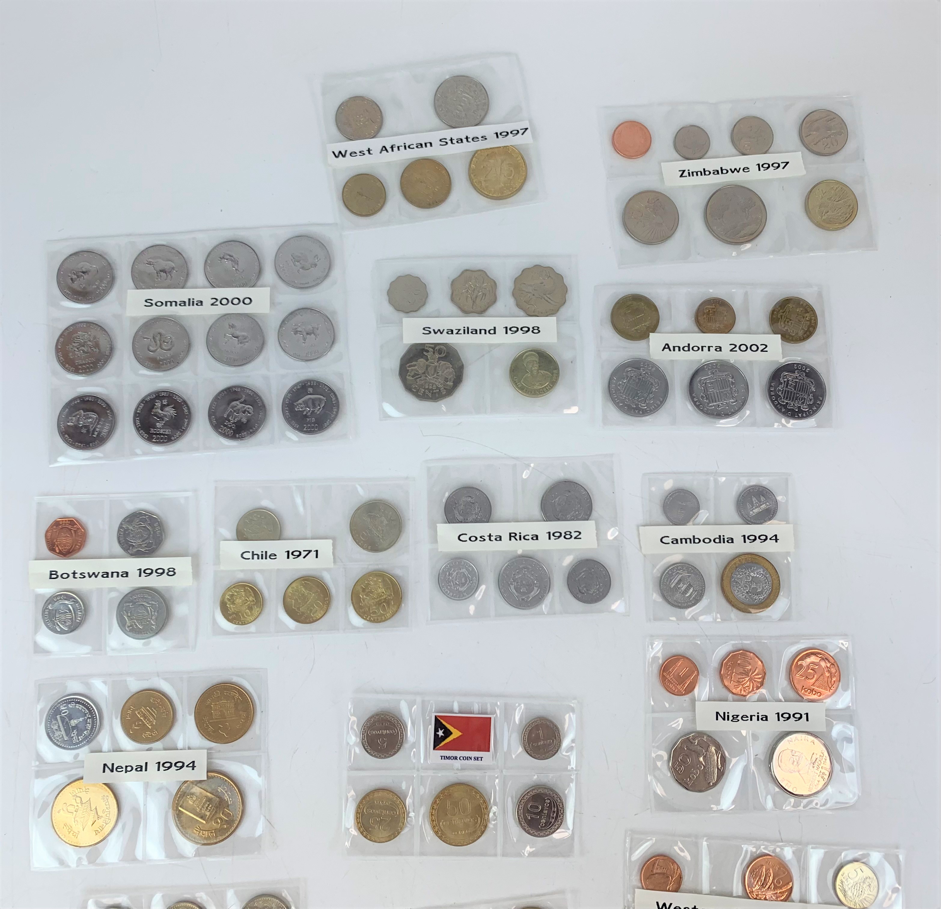 20 world blister packs of coins - Image 3 of 5