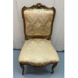 French style gilt chair