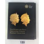 Royal Mint 2015 2 pack set of 16 coins
