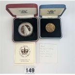 2 cased Commemorative medals