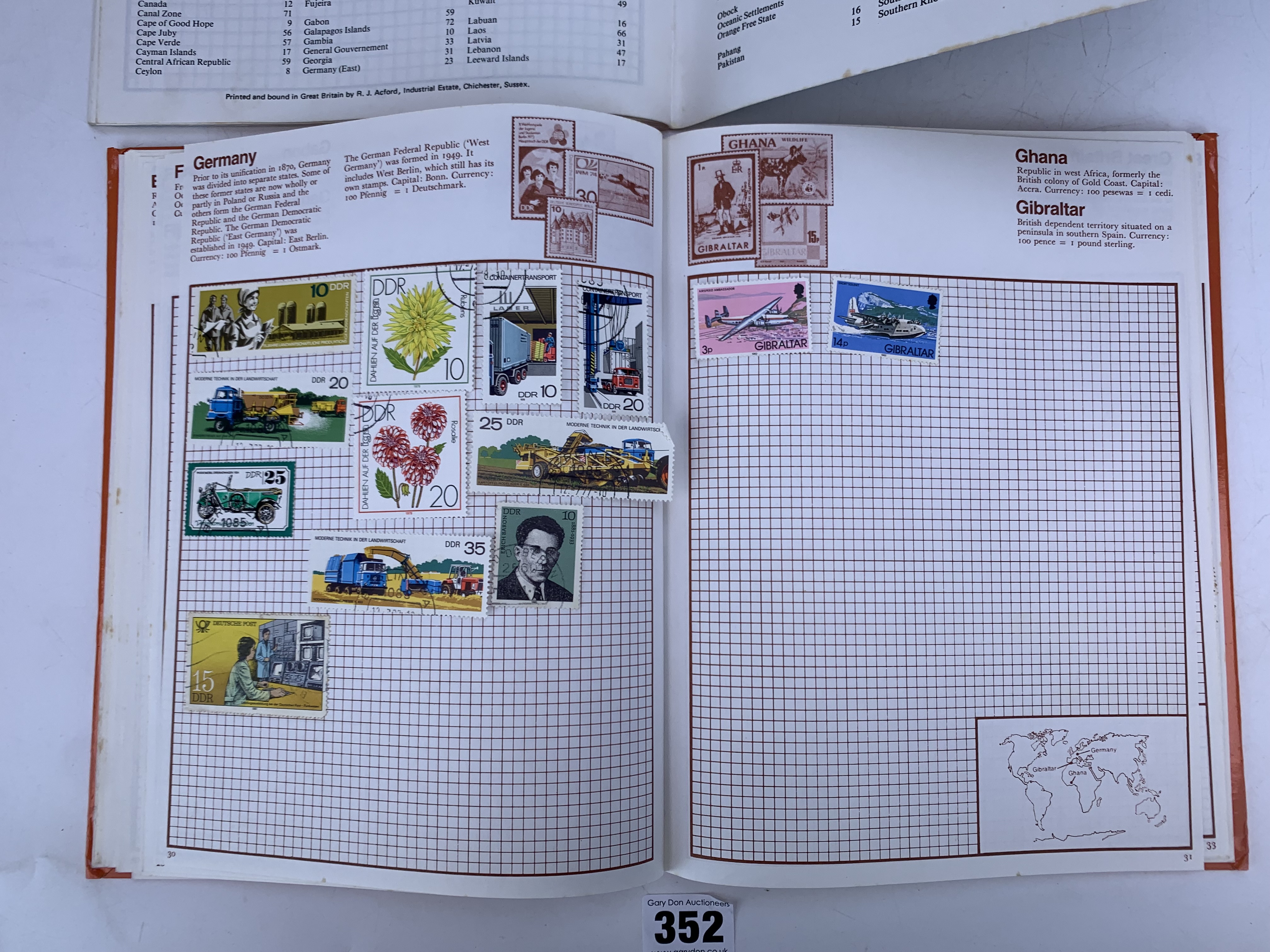3 stamp albums - Image 13 of 32