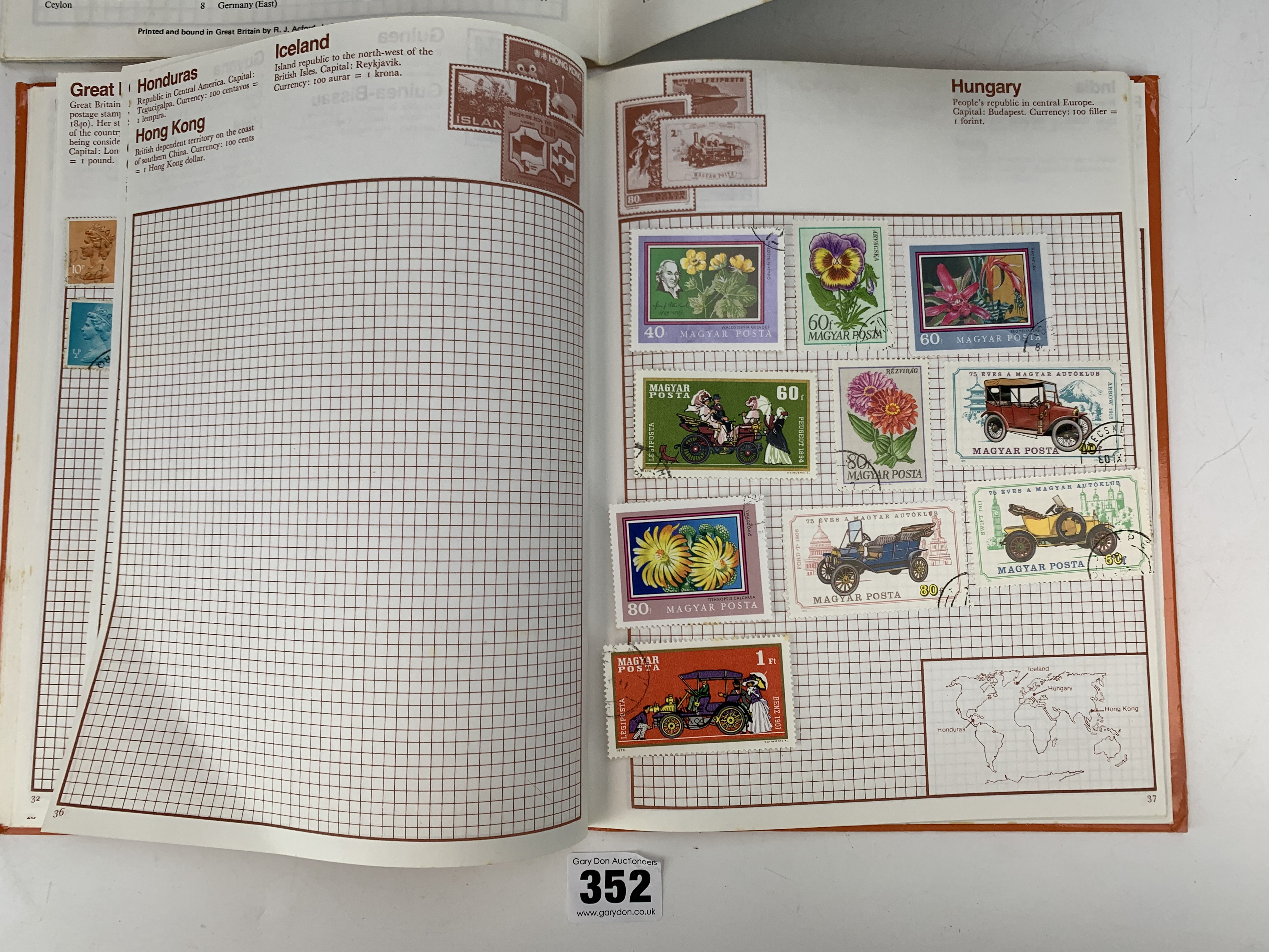 3 stamp albums - Image 17 of 32