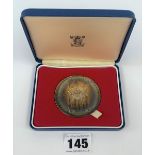1977 Silver Jubilee silver medallion