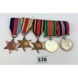 Set of WW2 medals