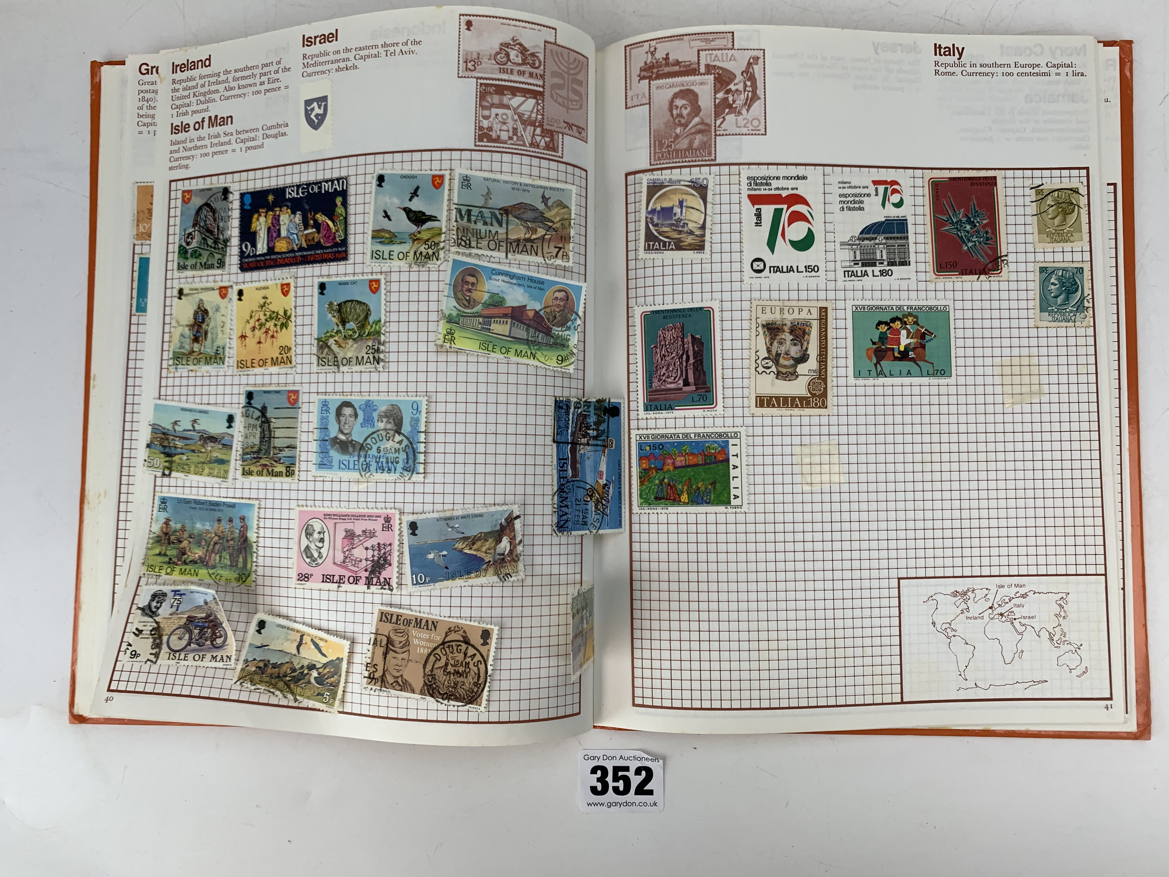 3 stamp albums - Image 19 of 32