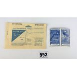 Ration book and stamps