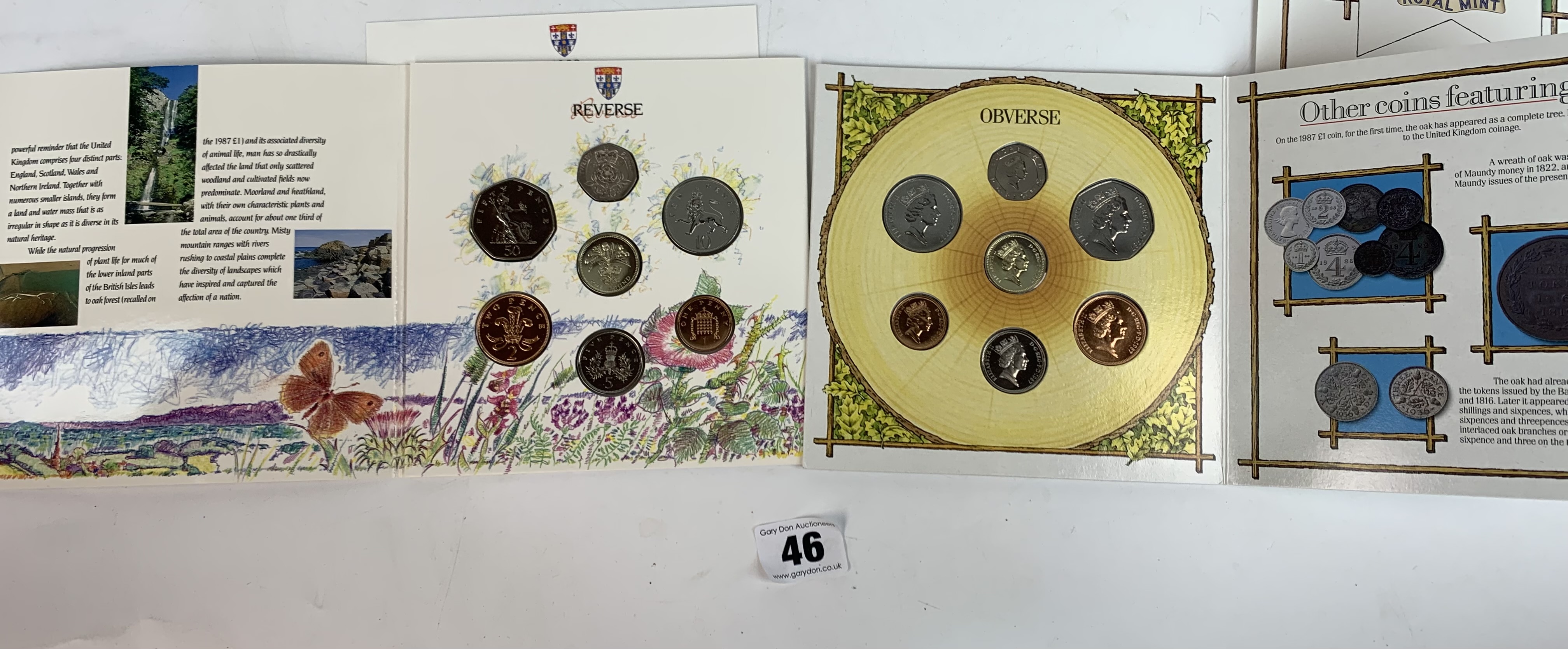 4 Royal Mint UK Annual Coin Sets - Image 2 of 3