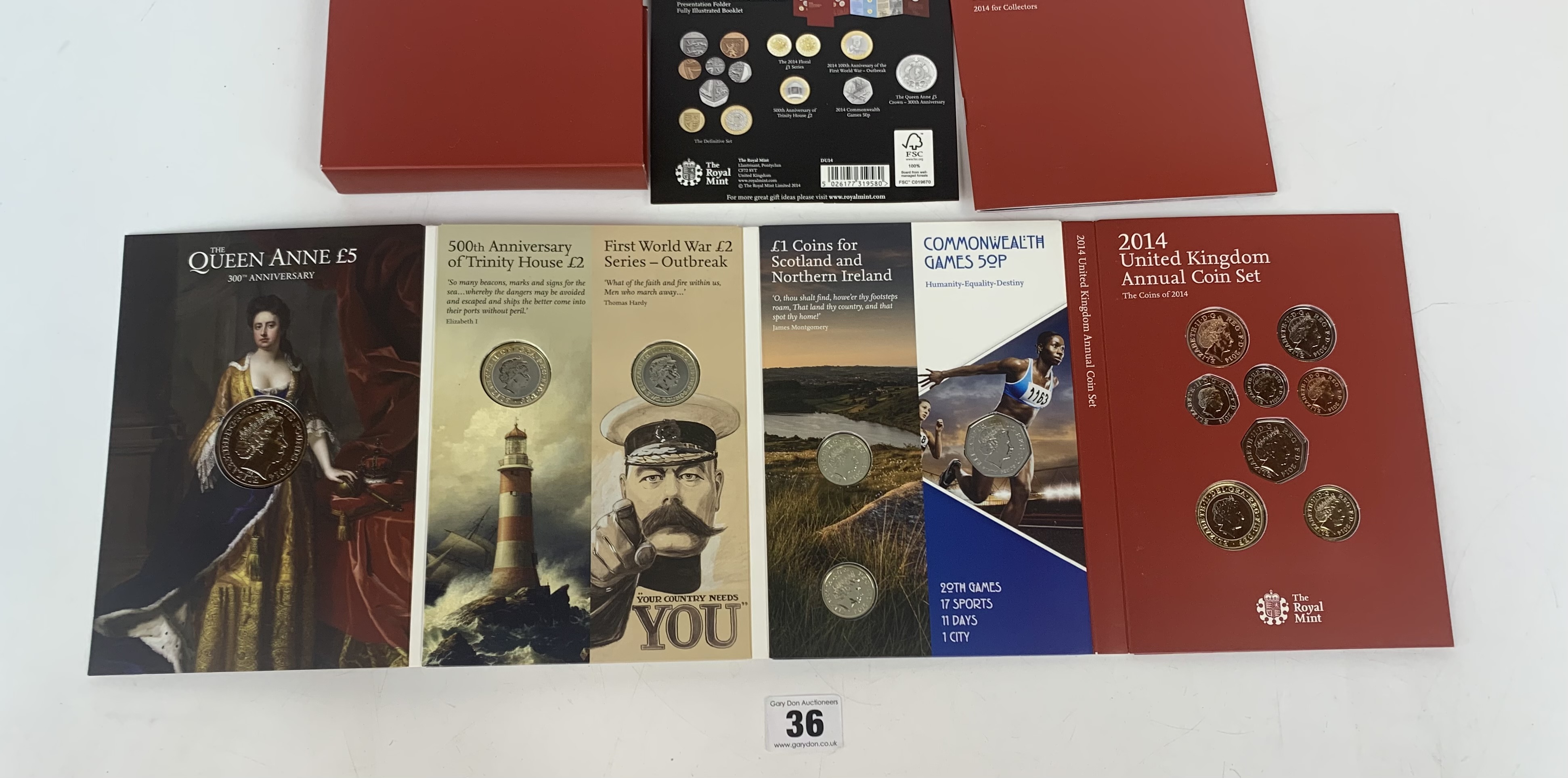 Royal Mint 2014 UK Annual Coin Set - Image 2 of 2