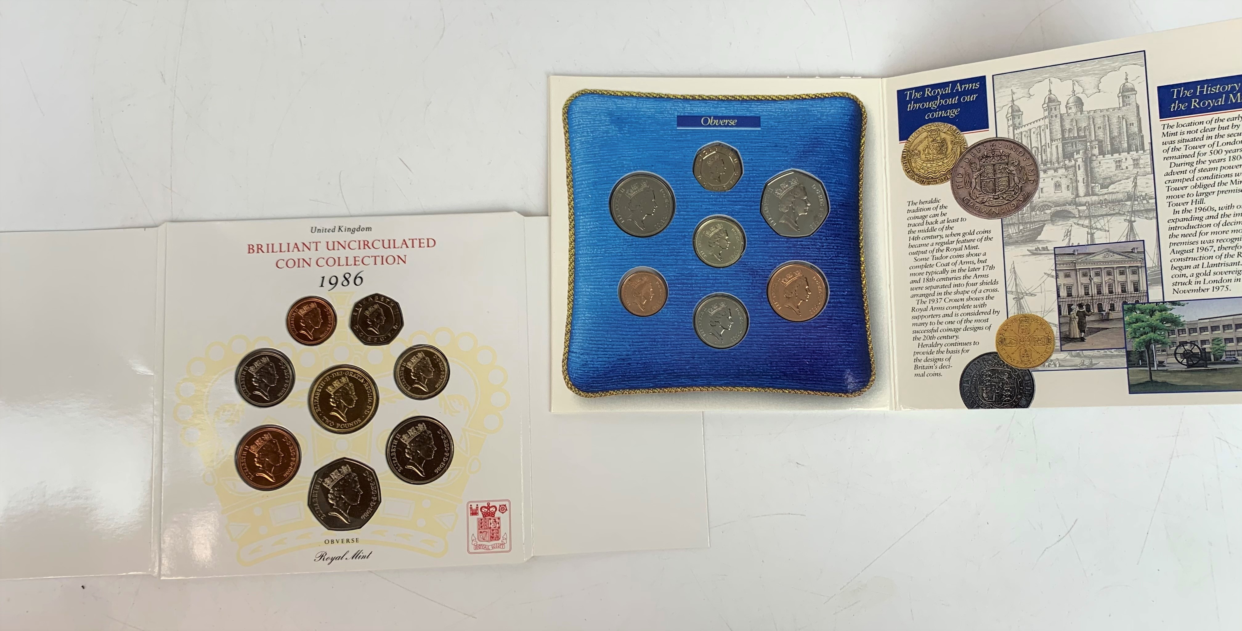 4 Royal Mint UK Annual Coin Sets - Image 3 of 3