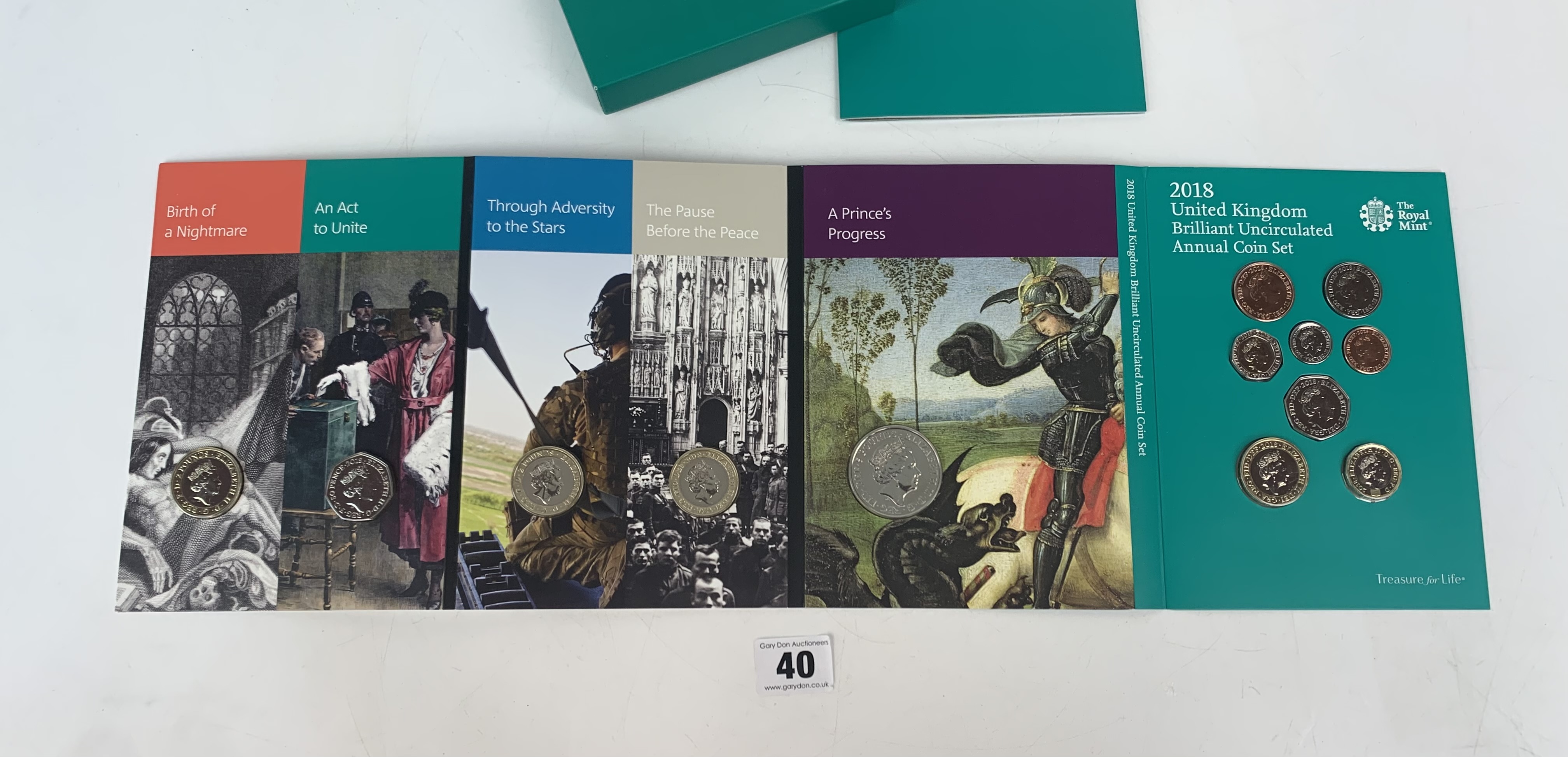 Royal Mint 2018 UK Annual Coin Set - Image 2 of 2