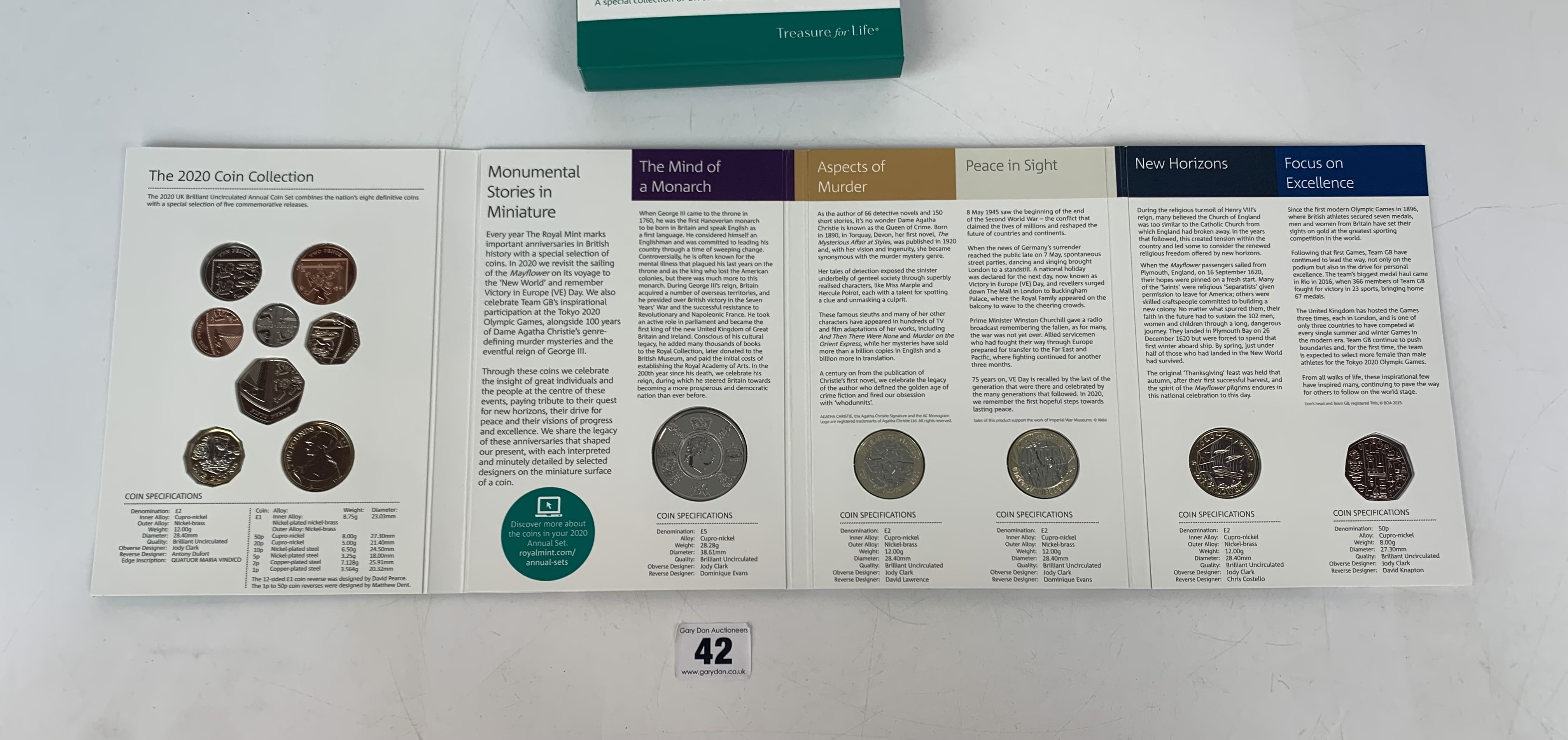 Royal Mint 2020 UK Annual Coin Set - Image 2 of 2