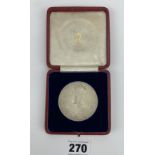 1911 Coronation silver medallion