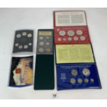4 assorted mint coin sets