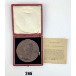 1887 Jubilee bronze medallion