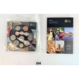 2 x UK year coin sets