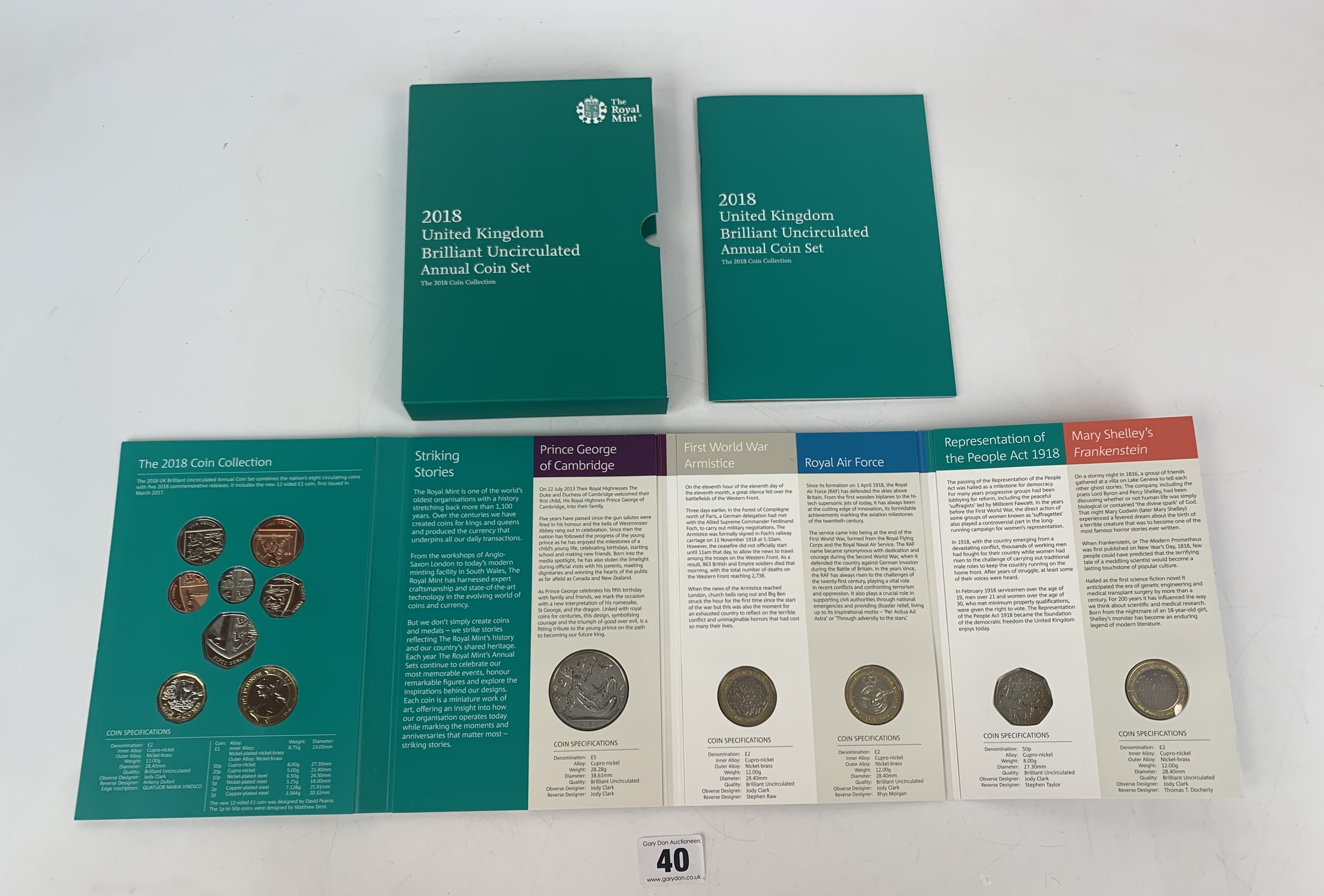 Royal Mint 2018 UK Annual Coin Set