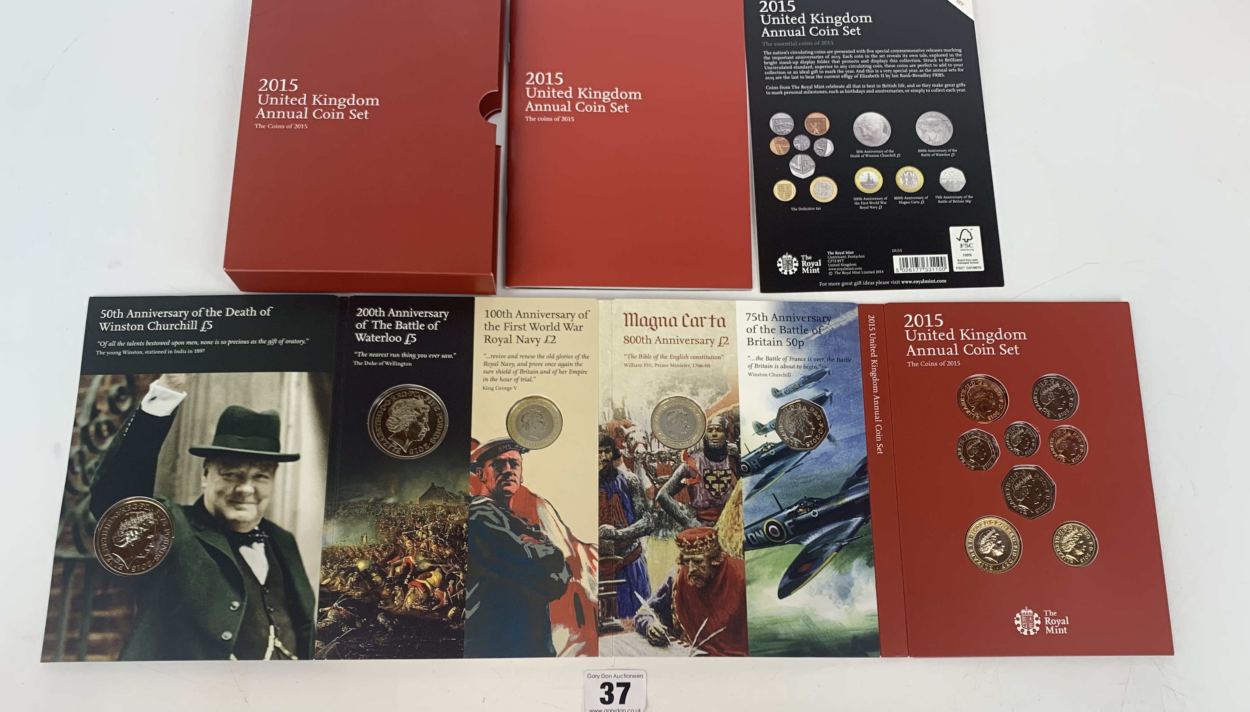 Royal Mint 2015 UK Annual Coin Set - Image 2 of 2