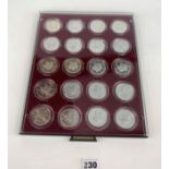 Leuchturm case with 20 Canada silver coins