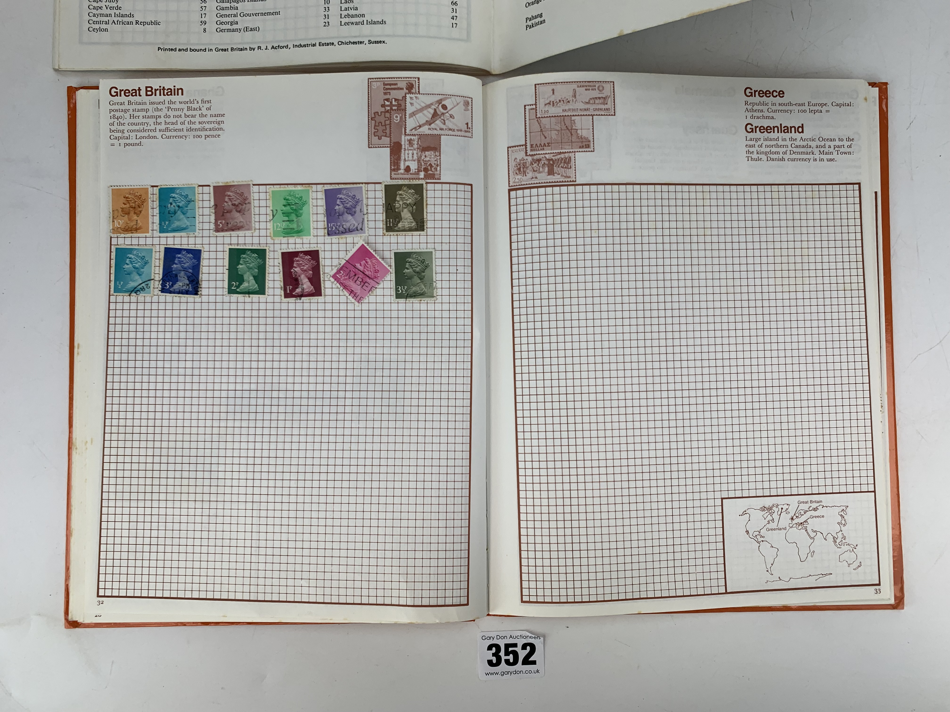 3 stamp albums - Image 15 of 32