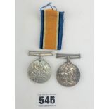 WW1 and WW2 medal