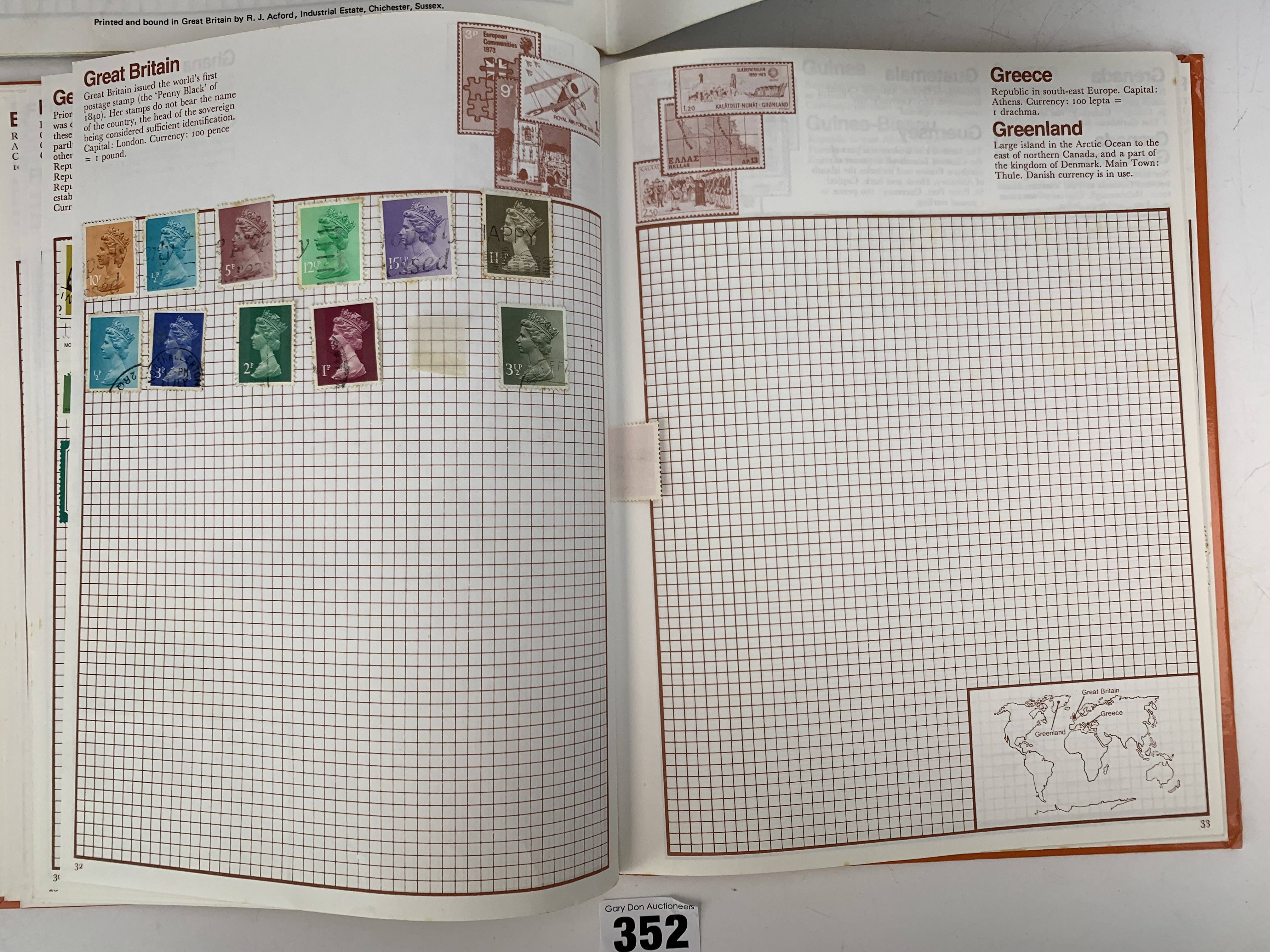 3 stamp albums - Image 14 of 32