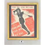 Judy Garland 'For Me and My Gal' framed cover