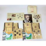 4 assorted coin sets
