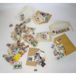Assorted loose world stamps