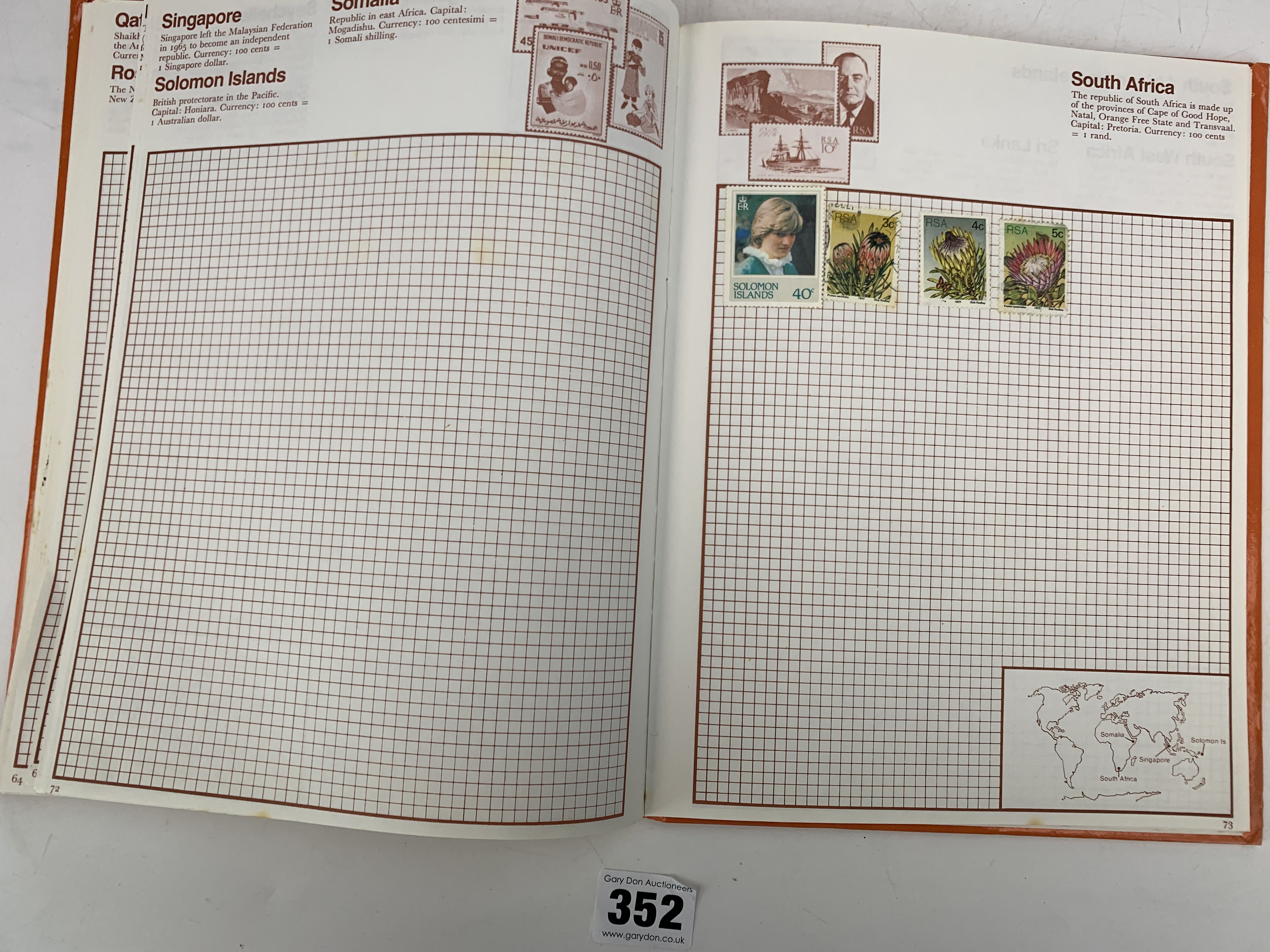 3 stamp albums - Image 27 of 32