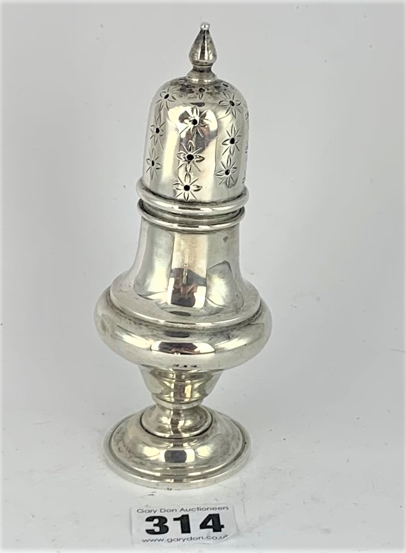 Silver sugar shaker - Image 2 of 6