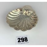 Silver shell dish