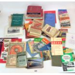 Box of Railway & bus books, leaflets, maps