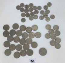 Quantity of UK pre-decimal coins