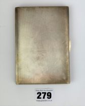 Silver cigarette case