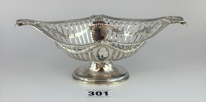 Silver bonbon dish