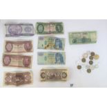 Quantity of Hungarian banknotes & coins