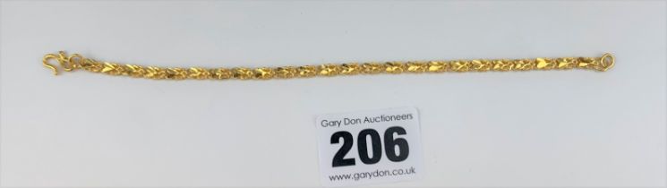 23k gold Chinese bracelet