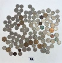 Quantity of assorted world coins