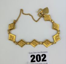 23k gold Chinese bracelet