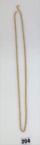 23.5k gold Chinese necklace