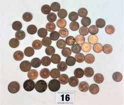 Quantity of UK pre-decimal halfpennies