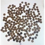 Quantity of UK pre-decimal pennies