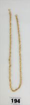 23k gold Chinese necklace