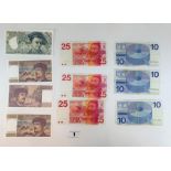 Pre-Euro French & Dutch banknotes