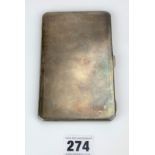 Silver cigarette case