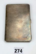 Silver cigarette case