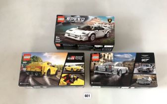 3 boxed Lego sets